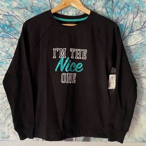 NWT I am the Nice One Sweatshirt